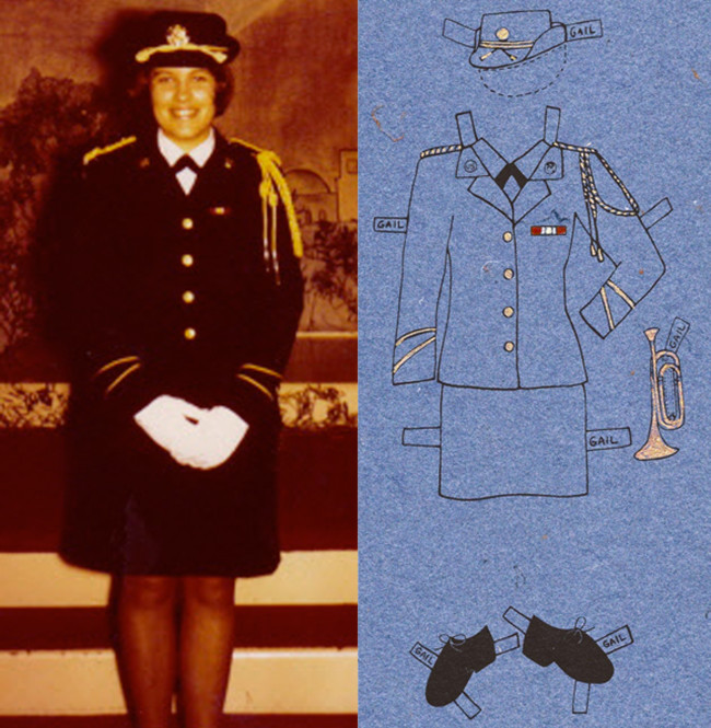 *NEW!* NAVY GIRLS AND MARINES Paper Dolls 1940s fashions and military uniforms 